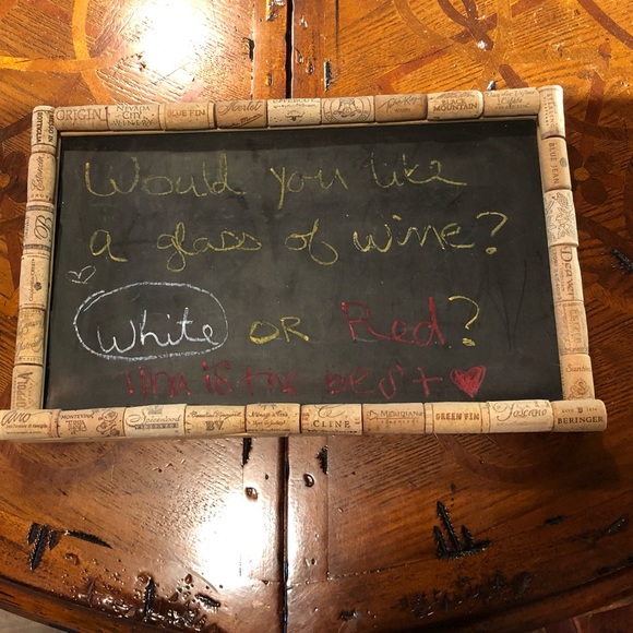 Wine Cork Framed Message Board - Picture 7 of 8
